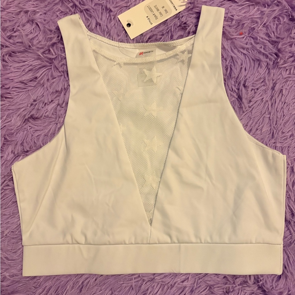White Crop Top